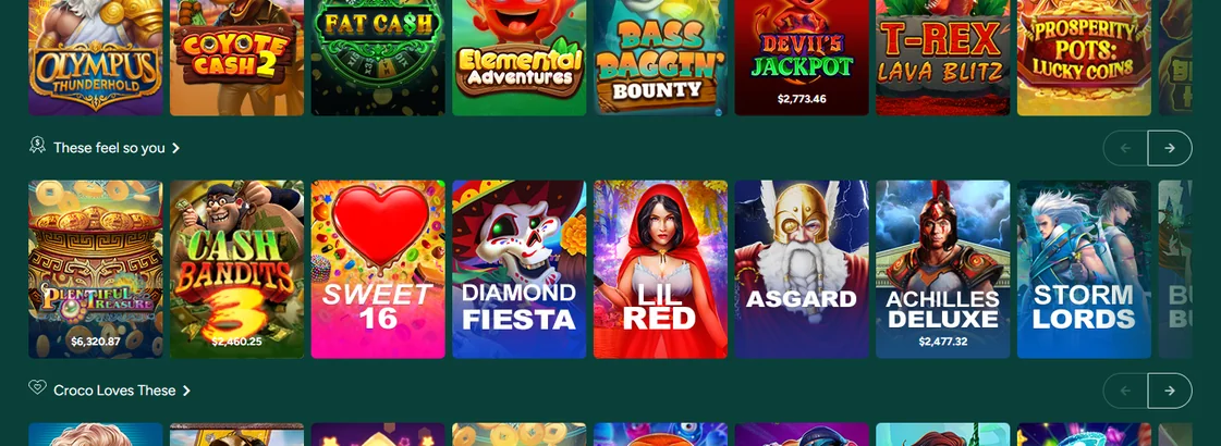 Play featured slot games